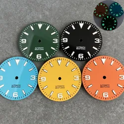 29mm Watch Dial Luminous for NH35 NH36 NH38 ETA 2824 PT5000 Watch Men Green Black Blue Orange DJ Hand Set Accessories Parts