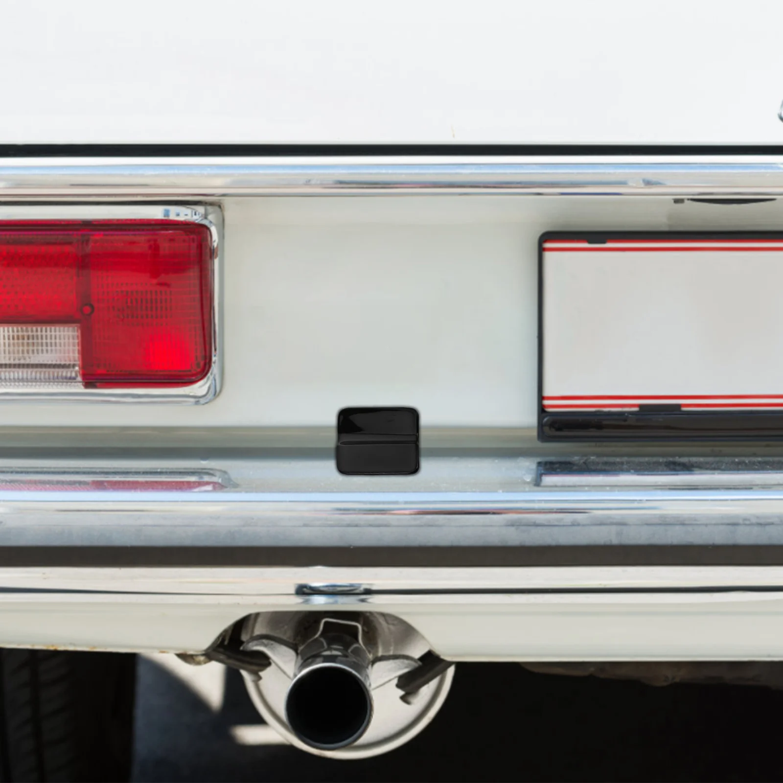 

Car Rear Bumper Tow Hook Cover Black Rear Bumper Tow Hook Plug Cover Trailer Cap Compatible for Volkswagen 2013-2018 Durable ABS