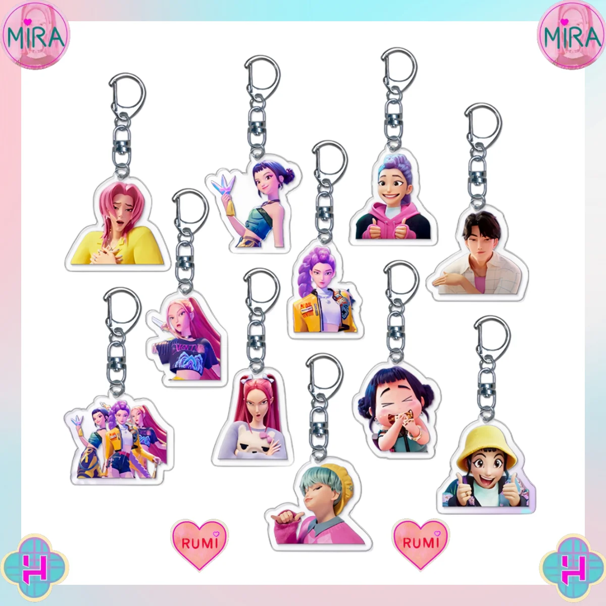 الكورية أنيمي هدايا الحفلات المفاتيح أنيمي الصيادين حلقة رئيسية عيد الميلاد عيد الميلاد كرنفال جوائز هدايا الحفلات للأطفال لوازم الحفلات #1