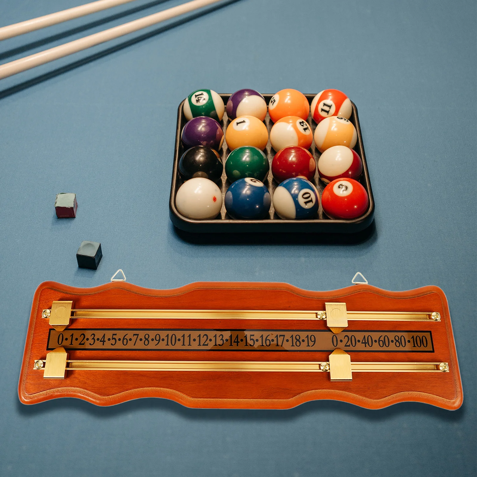

1Set Snooker Scoreboard Portable Compact Table Scorekeeper for Billiard Competition Scoring Sport Scoring Keeper