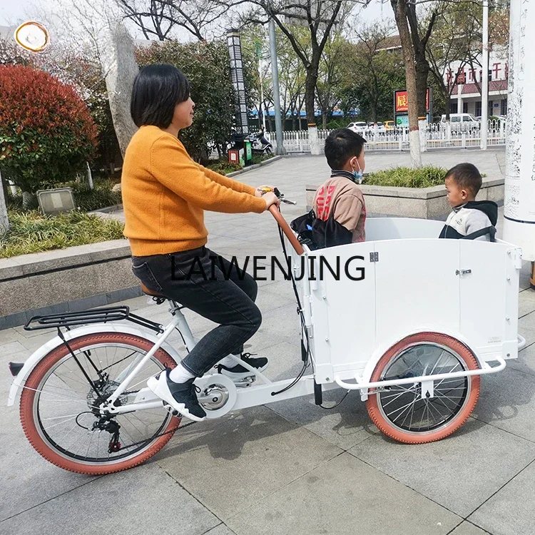 

LYN pick-up and drop-off parent-child outing reverse cycling with baby god car can add electric