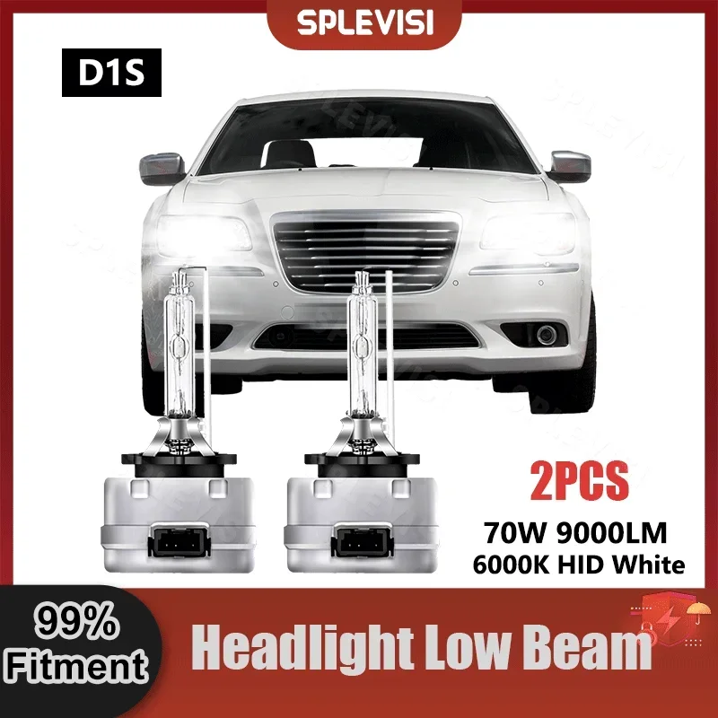 

6000K HID White D1S Replace Xenon Light Bulbs 9000LM 70W/Pair For Chrysler 300C LX 2004 2005 2006 2007 2008 2009 2010 2011 2012