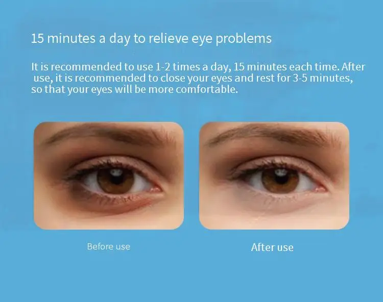 Masque de massage oculaire respirant et portable, conception chauffante pour soulager la fatigue oculaire et la relaxation du sommeil