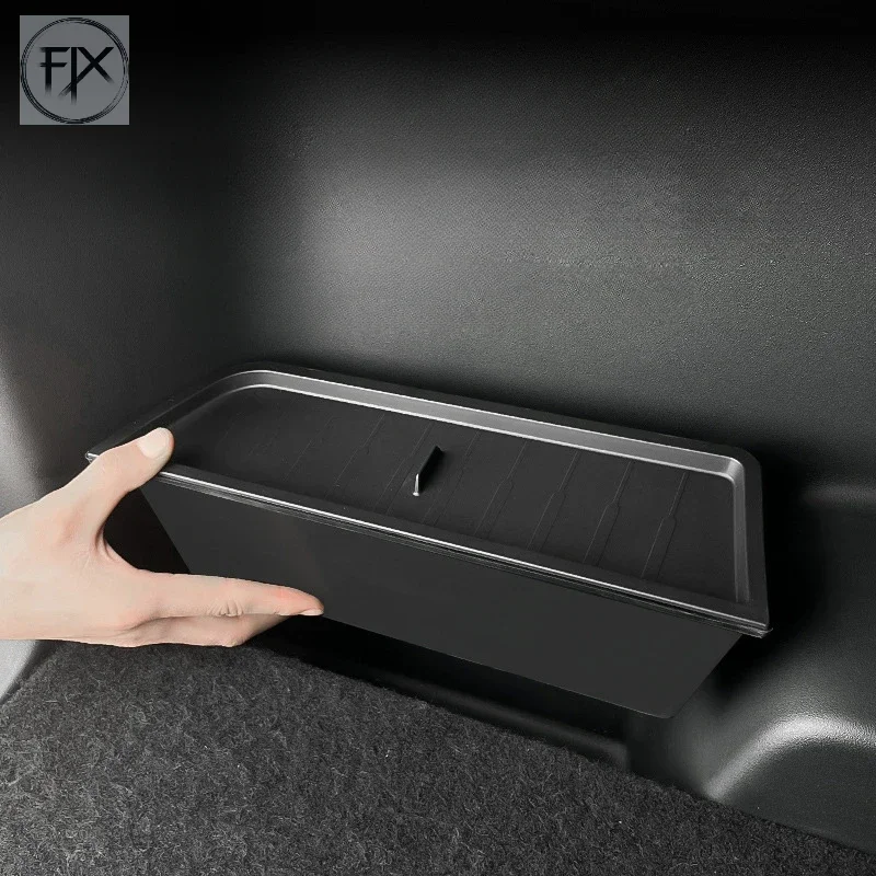 

Fit For Chery Jaecoo 6 J6 ICAR 03 2024-2025 ABS Black Car Rear Trunk Left Side Storage Box Car Accessories
