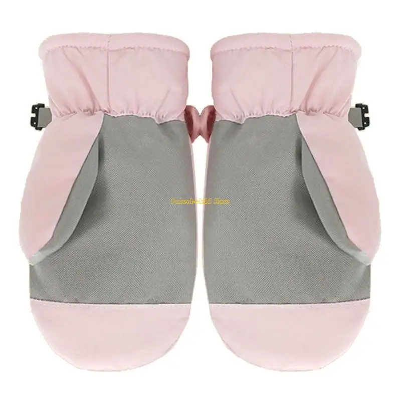 

WXTD Anti-skid Winter Mittens Kids Thermal Gloves Waterproof Ski Gloves for Children