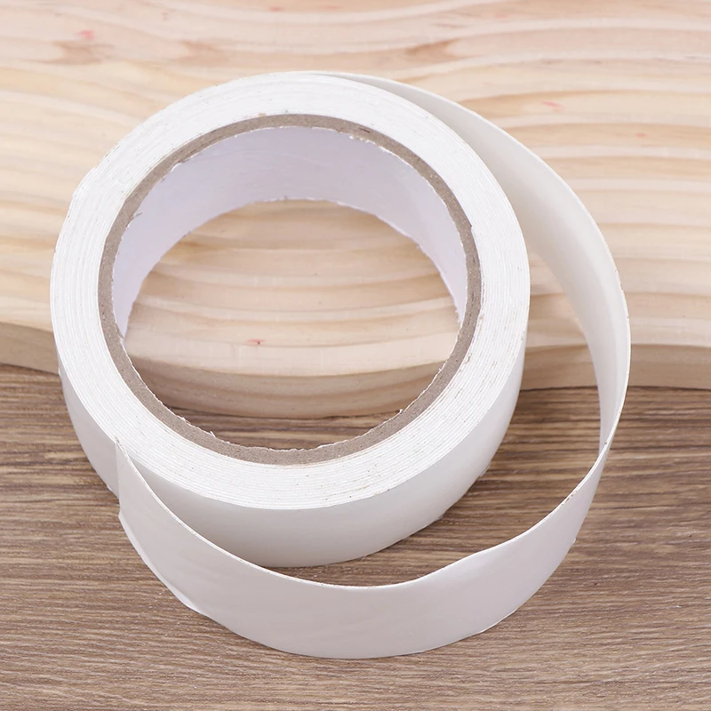 1 Roll 5M Tennis Racket Head Protection Tape New Tennis Racquet Head Frame Strip Scratchproof Protective Patch White PU Sticker