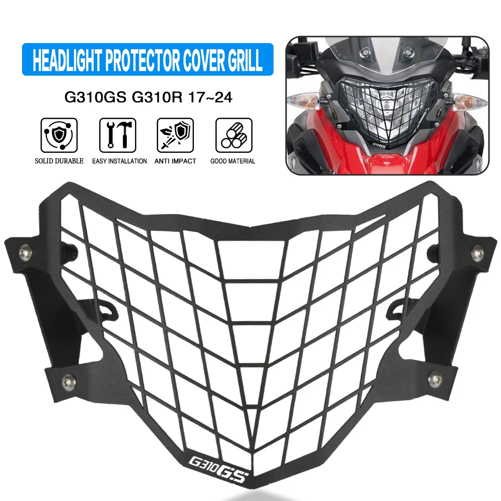 

For BMW G310GS G310 GS G 310 GS G 310GS 2017 2018-2023 Motorcycle Headlight Guard Grille Cover Protector Protection Modification