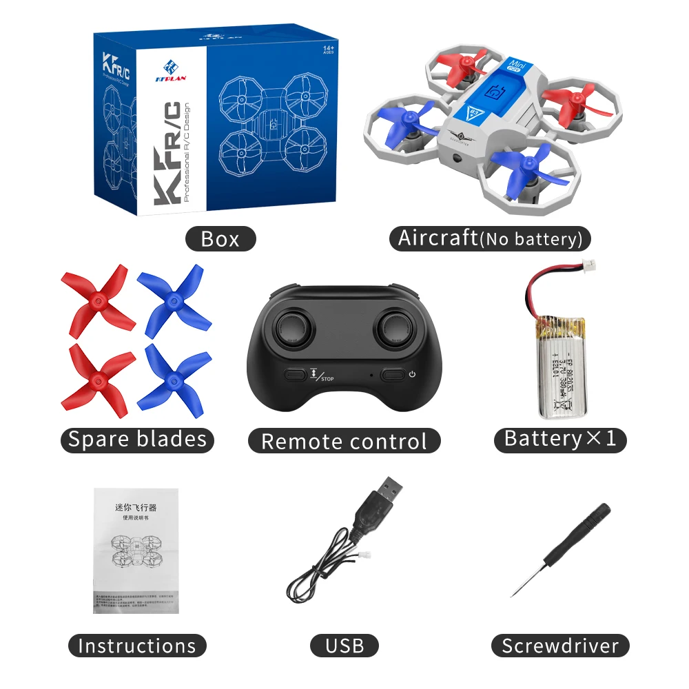 Mini Drones KF601 con música y luces para principiantes, fácil de controlar cuadricóptero, helicóptero RC, juguetes para niños, regalos, nuevo