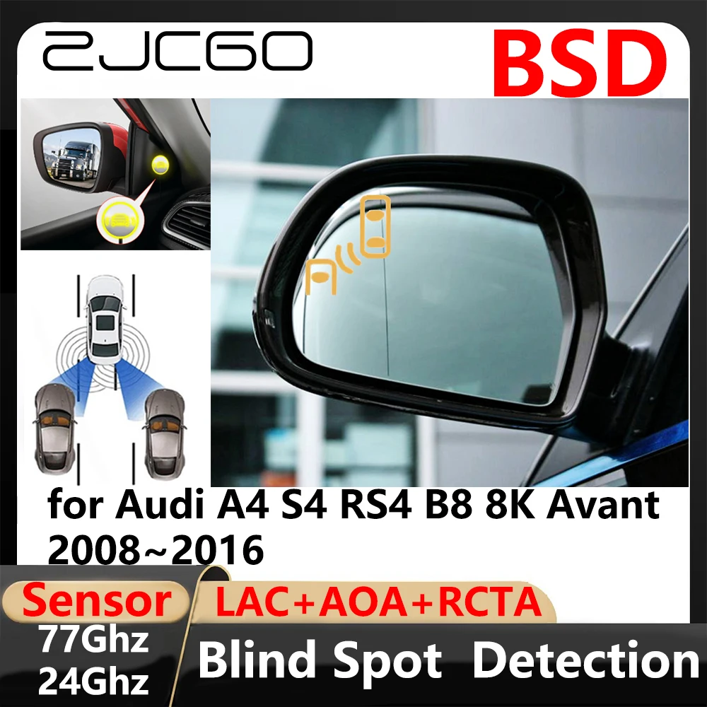 BSD Blind Spot Detection Lane Change Assisted Parking Driving Warnin for Audi A4 S4 RS4 B8 8K Avant 2008~2016