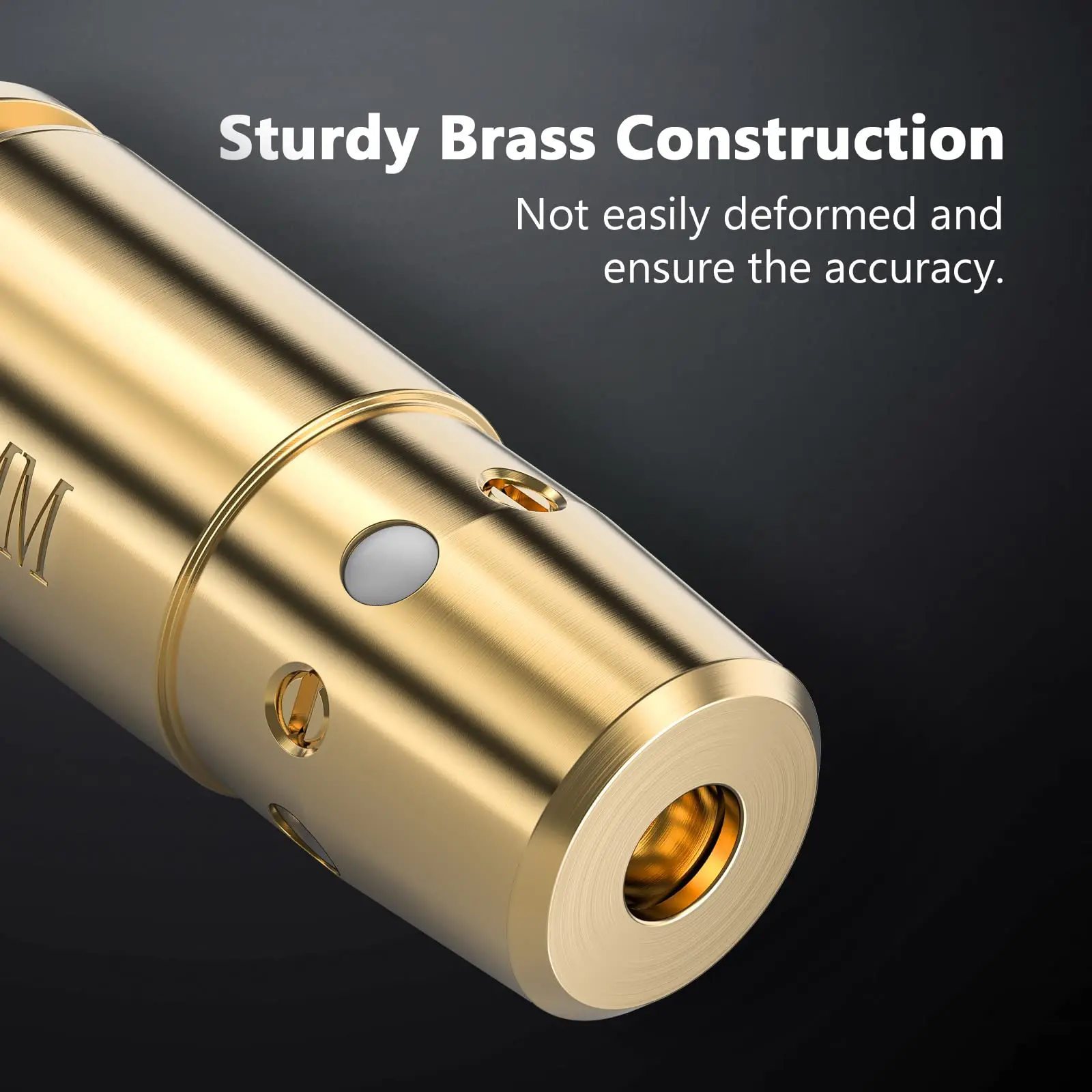 Laser Bore Sights for 9mm /.40 /223Rem, Red Laser Boresighter for Sights and Scopes with Batteries