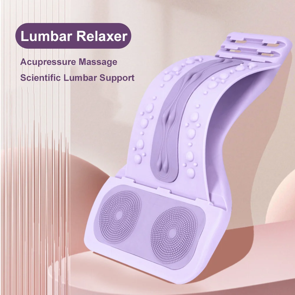 Back Stretcher Multi-Level Adjustable Massager Waist Neck Lumbar Cervical Spine Fitness Lumbar Support Massager Yoga Tool Relax - Image 6
