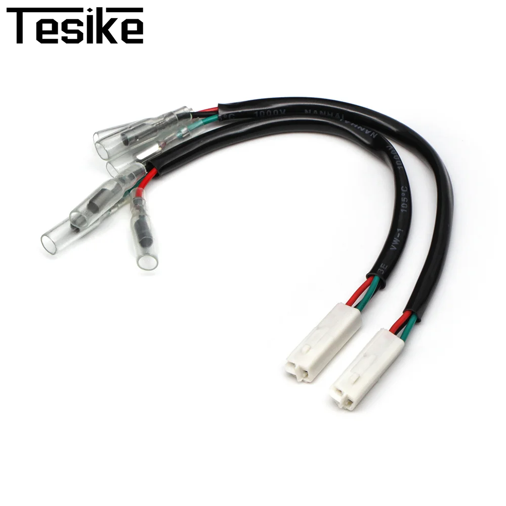 For HONDA Turn Signal Wire Adapter Indicator Connectors Plug Harness Lead CBR650R CBR400R CB750 NC750X Motorcycle Accessories