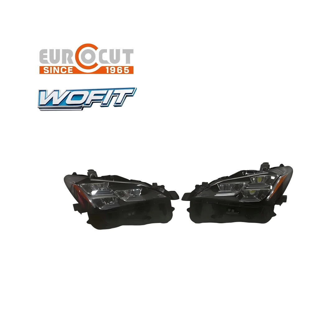 WOFIT Factory Replacement Triple-Eye LED Headlights for 2014-2019 Lexus RC350 RC300H RC200T Night Safety Easy Install Direct Fit