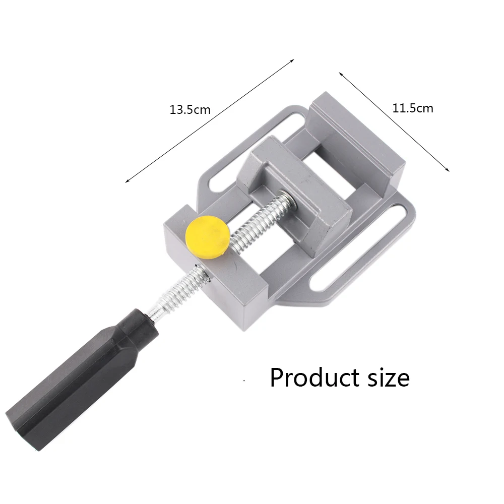 Morsa piatta in lega di alluminio per trapano elettrico 8010 pinze Mini uso domestico pinze piatte morsa da banco 70х60mm