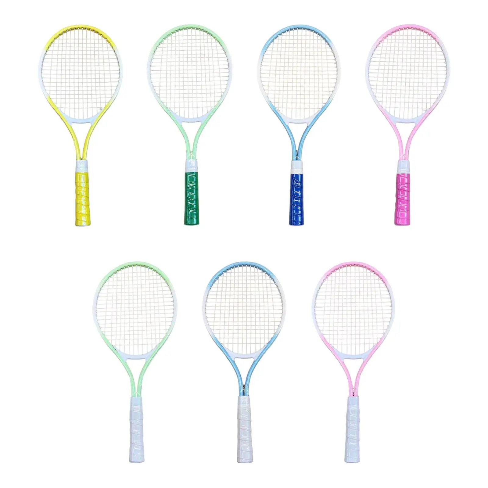 

Tennis Racket Tennis Equipment Practical High Strength Nylon Strings Tennis Racquet for Park Recreational Garden Outdoor Game