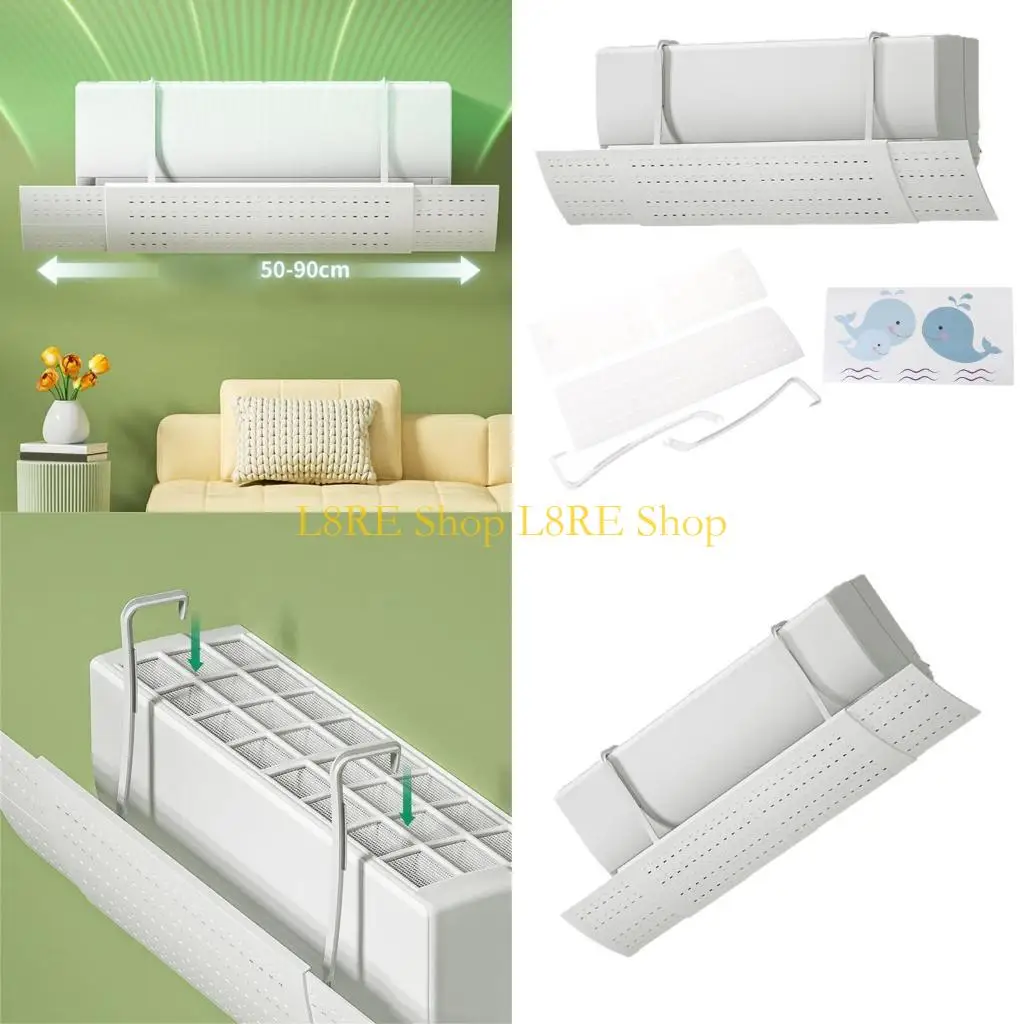 L8RE Plastic Baffle Anti Direct Blowing Comfortable Air Supply Shield Plastic Texture