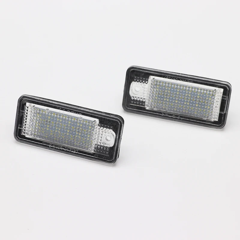 Canbus LED Licence Number Plate Light For Audi A3 8P A4 S4 RS4 B6 B7 A6 RS6 S6 C6 A5 S5 2D Cabrio Q7 A8 S8 RS4 Avant