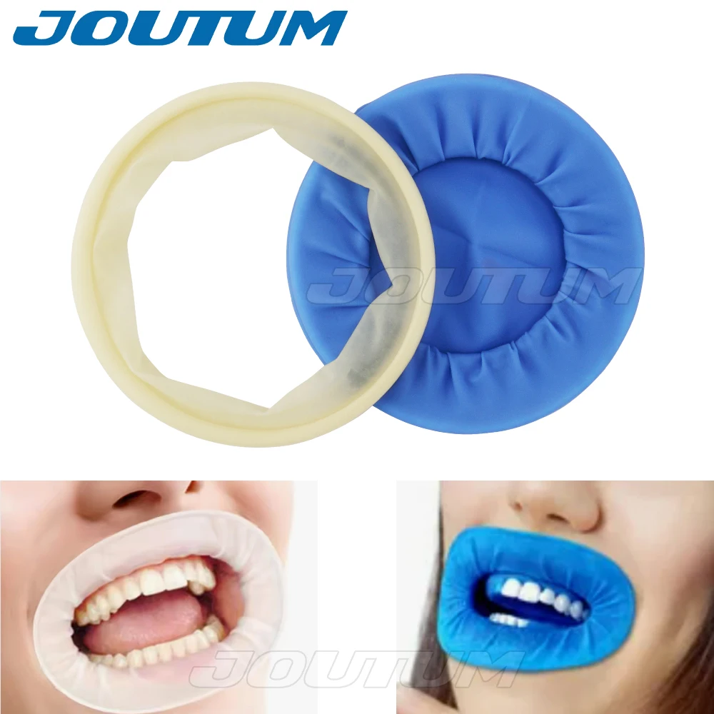 10Pcs/Bag Dental Mouth Opener Disposable Rubber Oral Cheek Expanders Retractor Rubber Dam For Dental Tools Dentistry Material