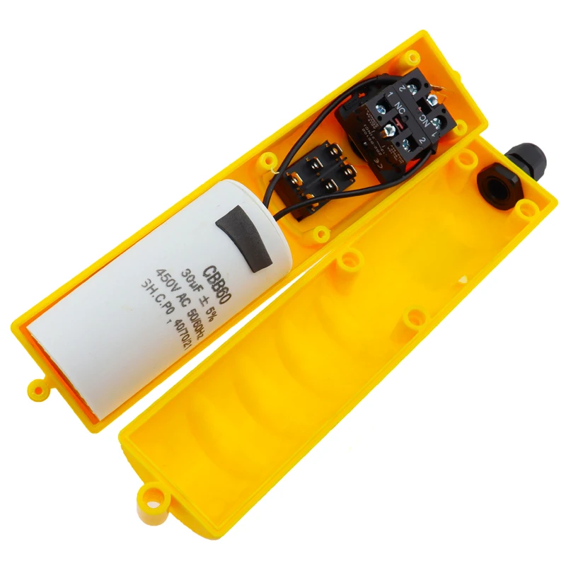 COB-61DR series direct operation rain proof crane control electric hoist up and down switch button with 30UF capacitor