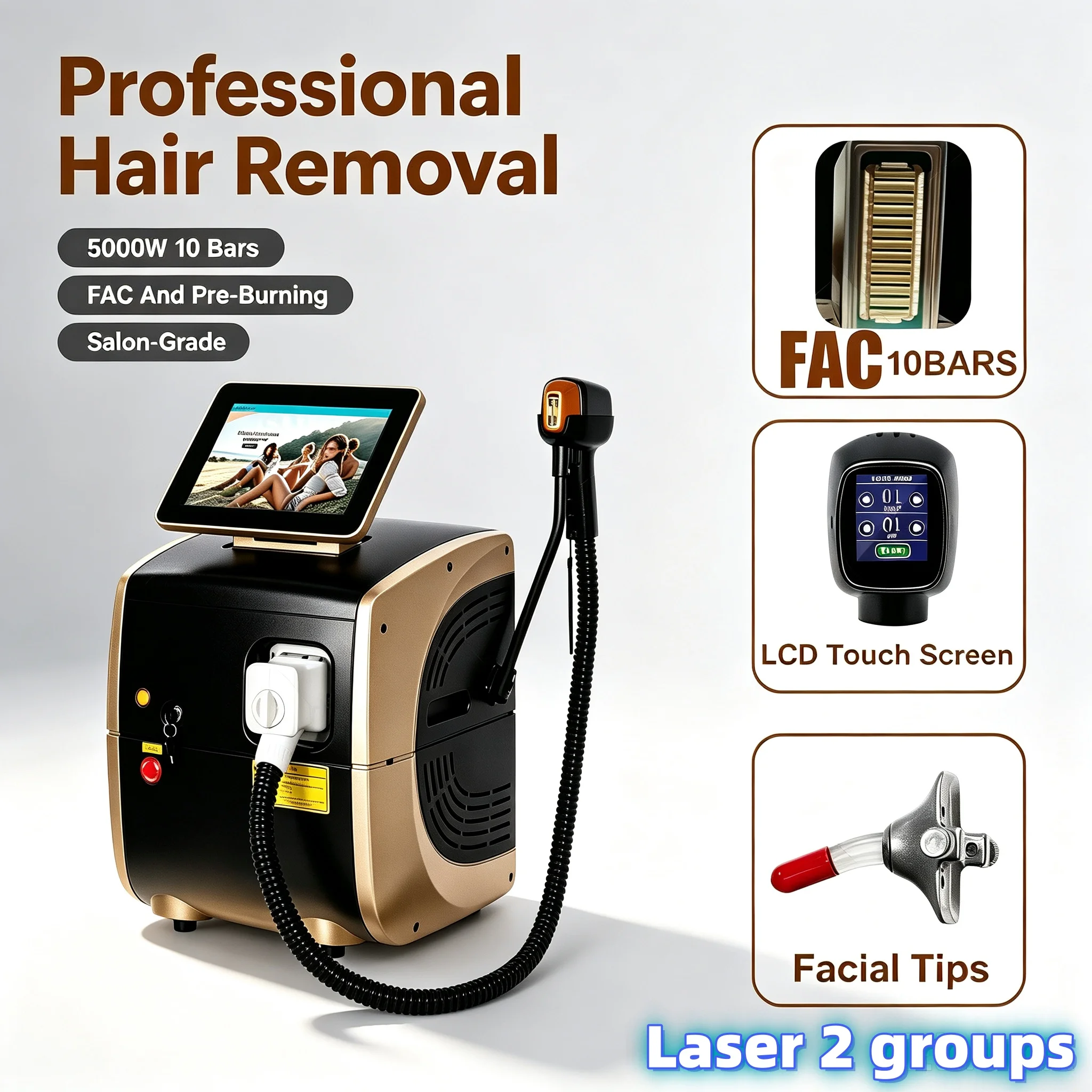 Cooling Gel For Laser Hair Removal - 16 Bars Fac Diode Laser Hair