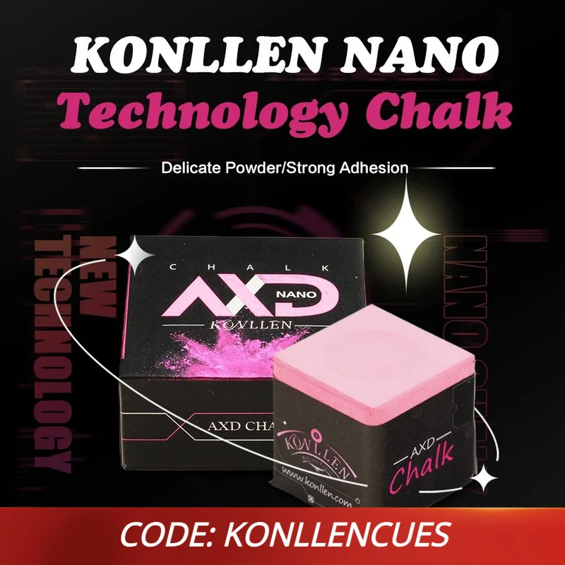 KONLLEN Billiards Chalk Professional Chalk Nano Technology Tournament Dedicated for National Billiards Players（Outstanding Perfo