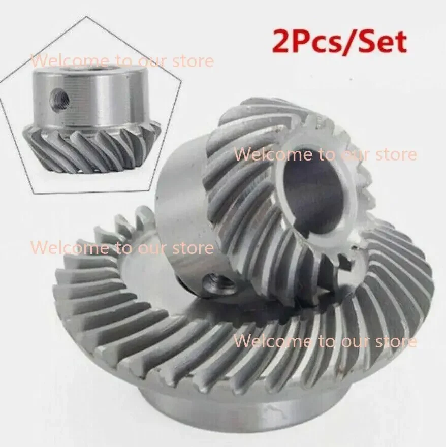 2pcs/Set Spiral Bevel Gear C77+C96 For 3# 4# Milling Machinery Lifting