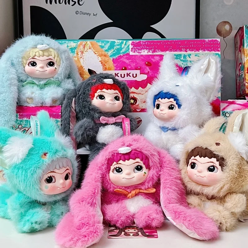 

Hot Sale New Official Authentic Wakuku Mao Mao Trendy Party Series Blind Box High Quality Cute Figures Keychain Festvial Gifts