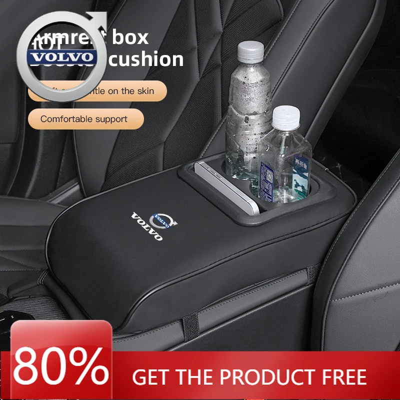 

Подстаканники Автомобильный подлокотник Коврик для локтя Высота коврика для хранения Коробка для хранения Подстаканник для Volvo XC90 V90 V60 XC60 V40 EC40 EX40 S80 S60 S9