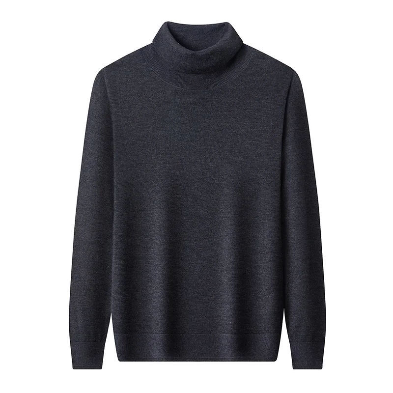 2026 neue Mode Herren Stricken Kaschmir Pullover High Neck Winter Pullover Männer Kleidung