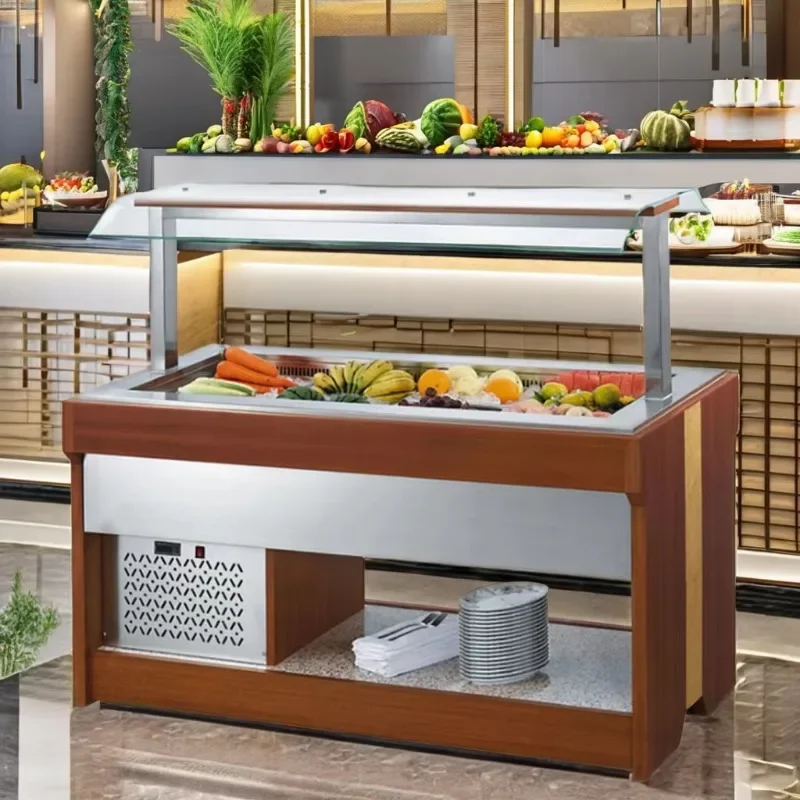 Customized professional bar equipment / restaurant supply store / Buffet Table Refrigerator Salad