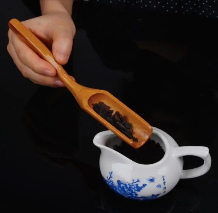 Bamboo Tea Scoop Spoon Tea Tool Coffee Spoon Handy Tools Coffee Tea Leaves Spoon SN4179