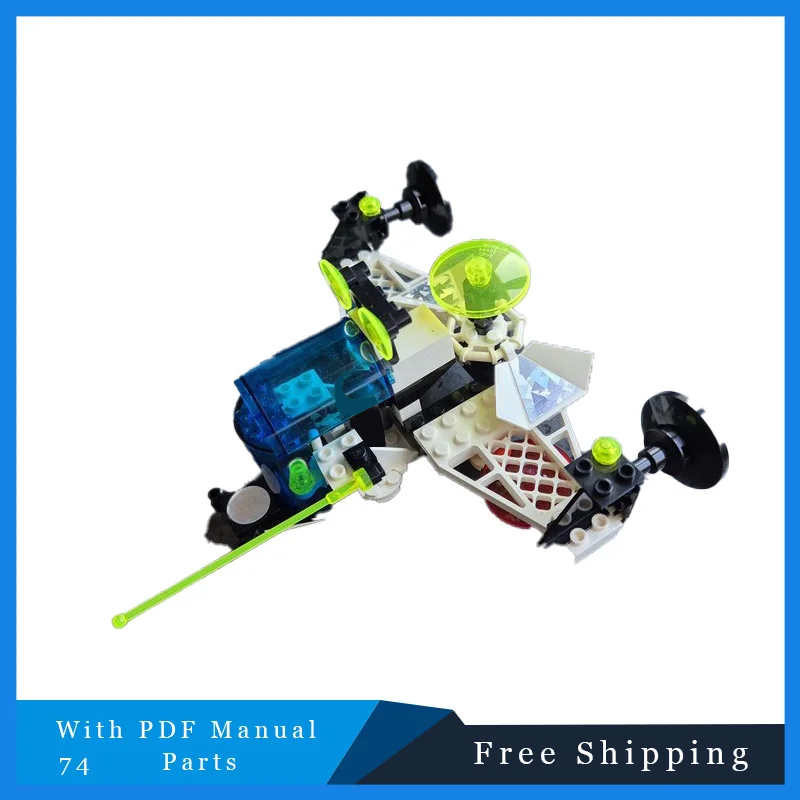 74PCS New Technology MOC Star Battle Star Fight DIY Aircraft Model Building Blocks Bricks Assembly Toys Birthday Christmas Gifts