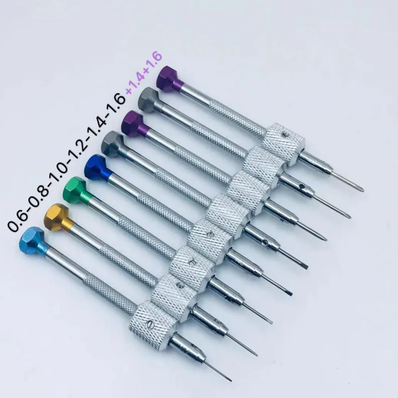 Watch repair tools watch screwdriver precision screwdriver small flat bit set small flat mouth glasses screwdriver