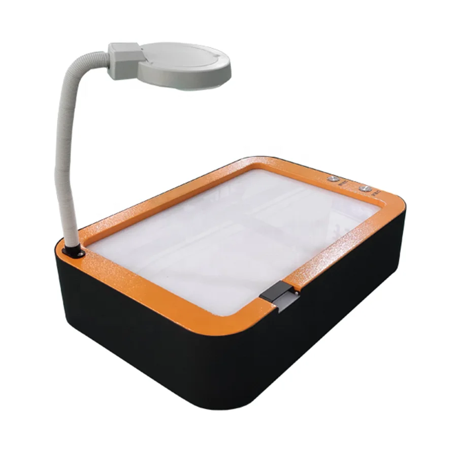 Seeds Purity Clarity Work Observation Table with 5X Magnifier Built-in 20-30W Lighting Device for Agricultural Research