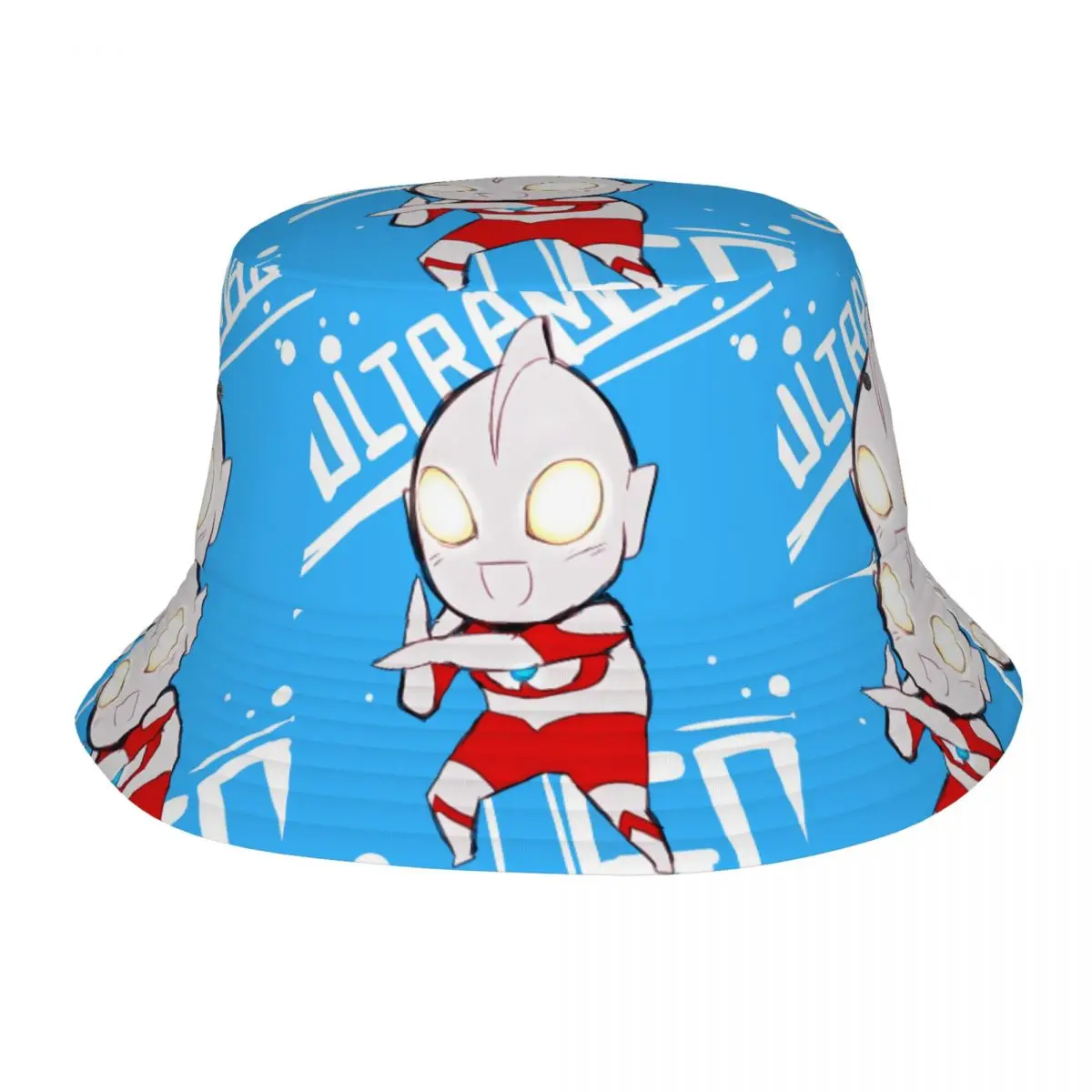 

Custom Chibi U-Ultramanes Cartoon Bucket Hat Women Men Unisex Fashion Manga Summer Fisherman's Hat