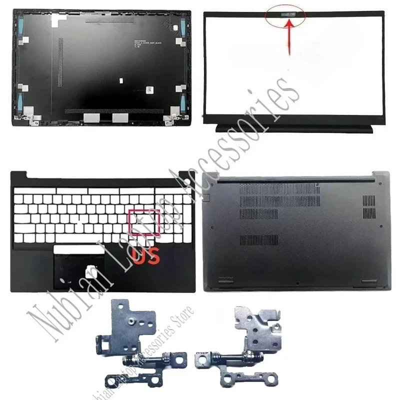 

NEW For Thinkpad E15 Gen2 Gen3 Black Laptop LCD Back Cover/Front Bezel/Hinges/Palmrest/Bottom Case/keyboard