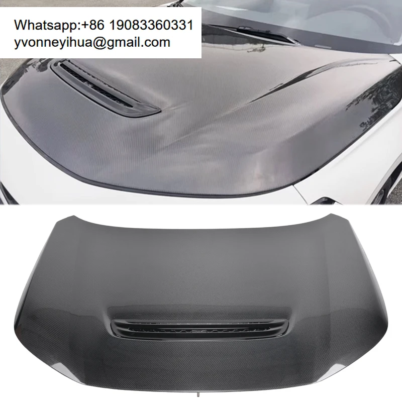 

High Quality New For Honda For Civic FL5 Style Carbon Fiber Hood Vents Carbon Hood