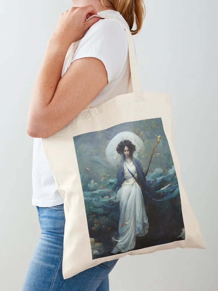 

Ocean Goddess Tote Bag shopper bag woman tote bag men's Shopping bags Canvas