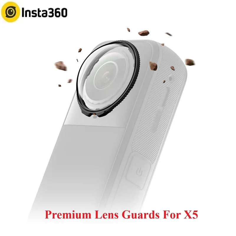 واقي عدسة ممتاز Insta360 X5 سريع التركيب والإزالة لملحقات Insta 360 ONE X 5 الأصلية