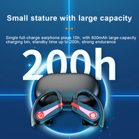 The new Bluetooth 5.3 wireless noise reduction earplugs with microphone HD call IPX7 waterproof 800mAh long battery life headset