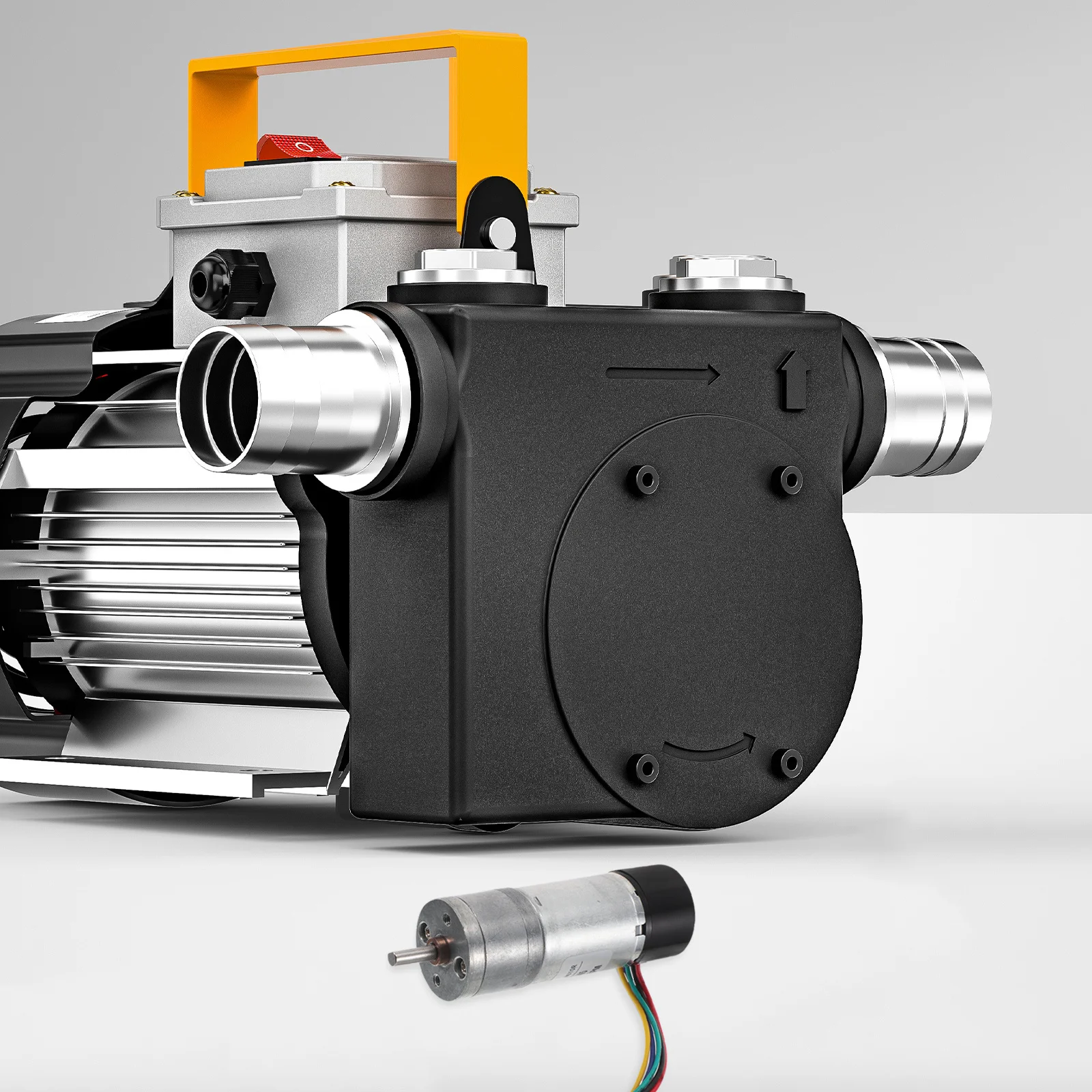 

Encoder Geared Motor 25Ga Metal High Torque Low Speed Dc Gear Reduction Reversible Operation for Precision Instruments Micro