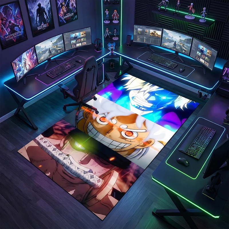 

Цельный дизайн Sanji/Luffy/Zoro, ковер для спальни, гостиной, нескользящий декоративный напольный коврик, коллекция, подарок на день рождения, ковер