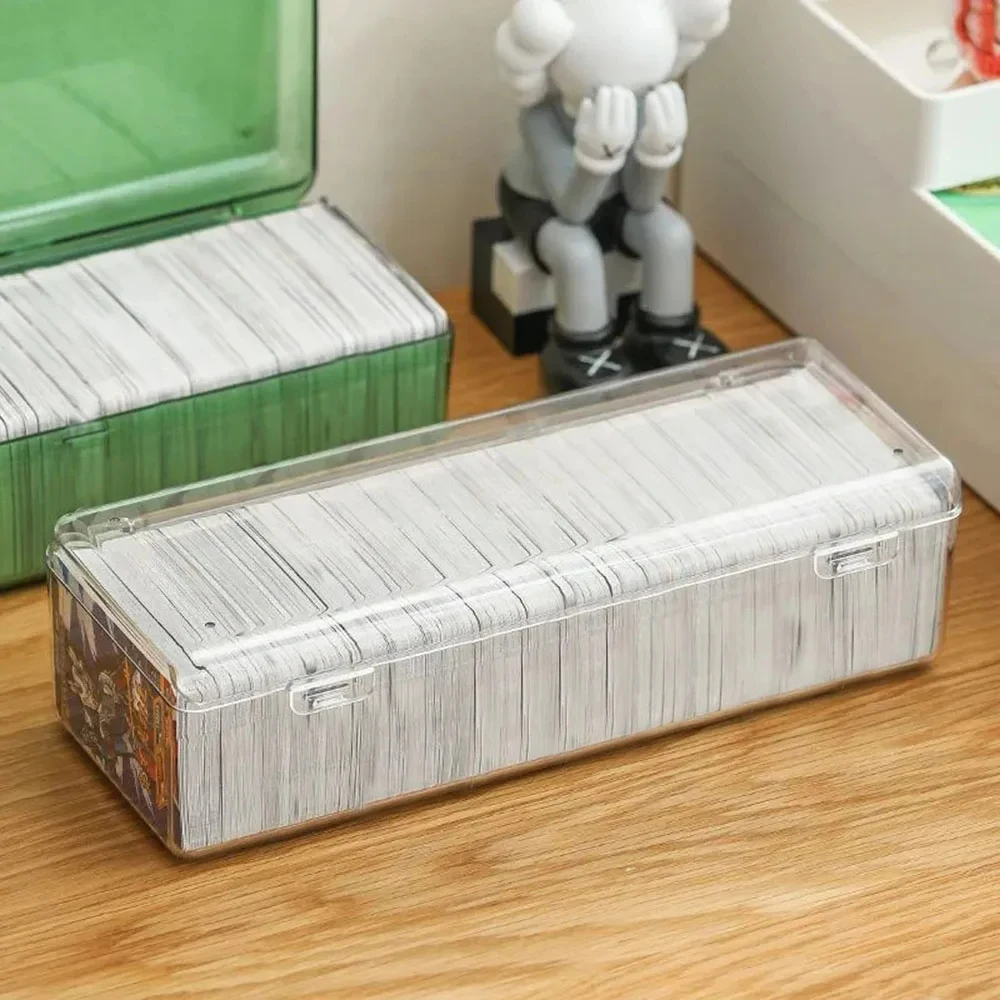 1PC Card Storage Box, Star Card Transparent Card, Large Capacity Portable Game King Card, Separable with Cover Sorting Box image 4