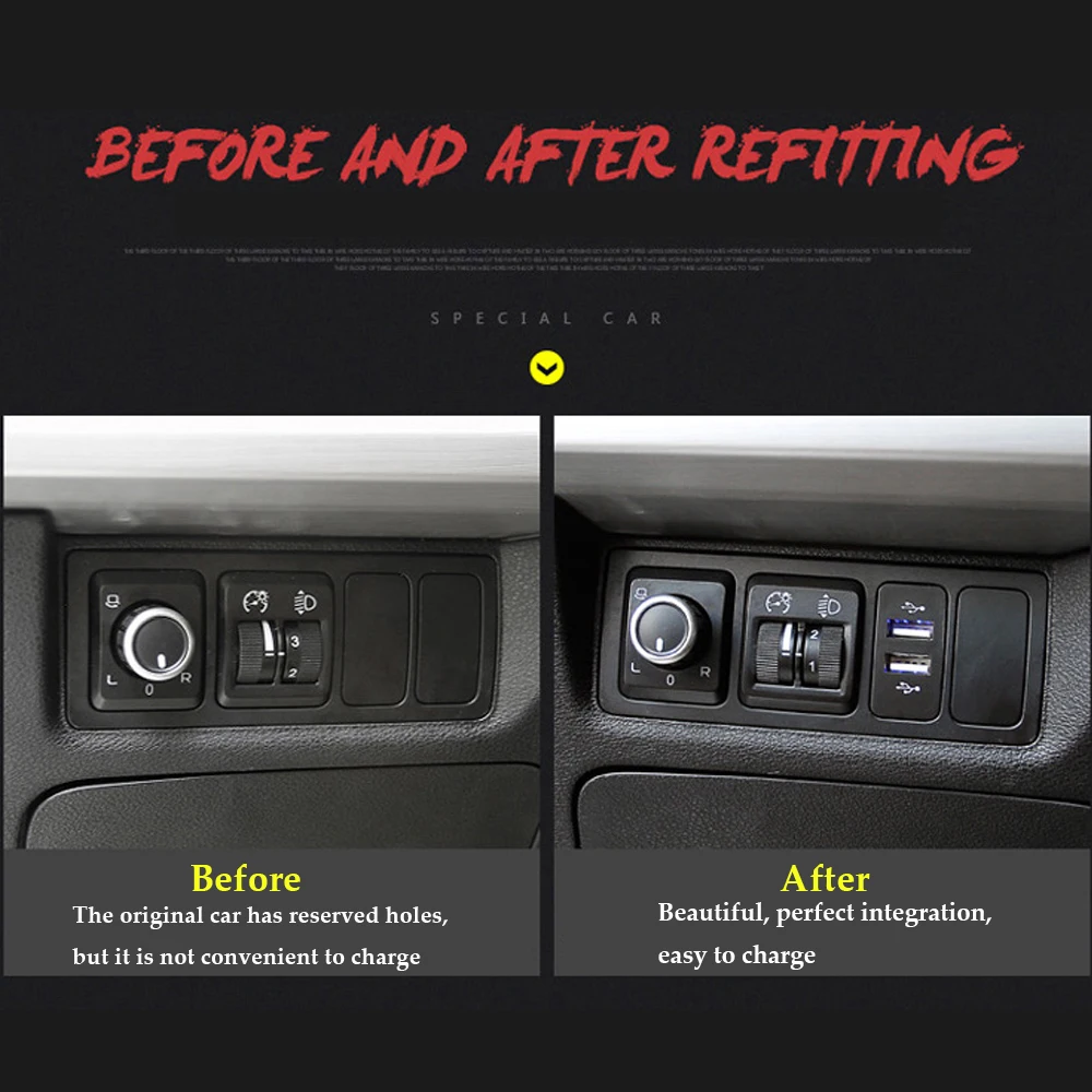 Pop 2.1A Interface Socket Car Charger For MAZDA 3 SUZUKI Liana Landy Alto Jimny Mobile Phone Charging 2 USB Ports Power Adapter