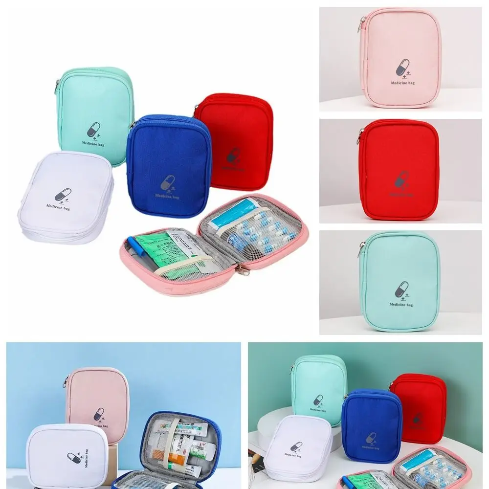 Ultra-Compact Portable Medicine Bag Secure Pill Storage Pill Case Emergency Aid Kit Waterproof Storage Box