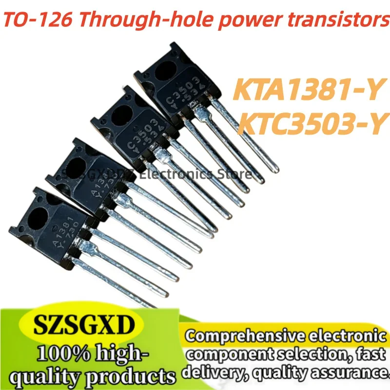 5-10-30par 100% new quality TO126 KTA1381-Y 2SA1381 A1381+KTC3503-Y 2SC3503 C3503 TO-126 Transistor In Stock