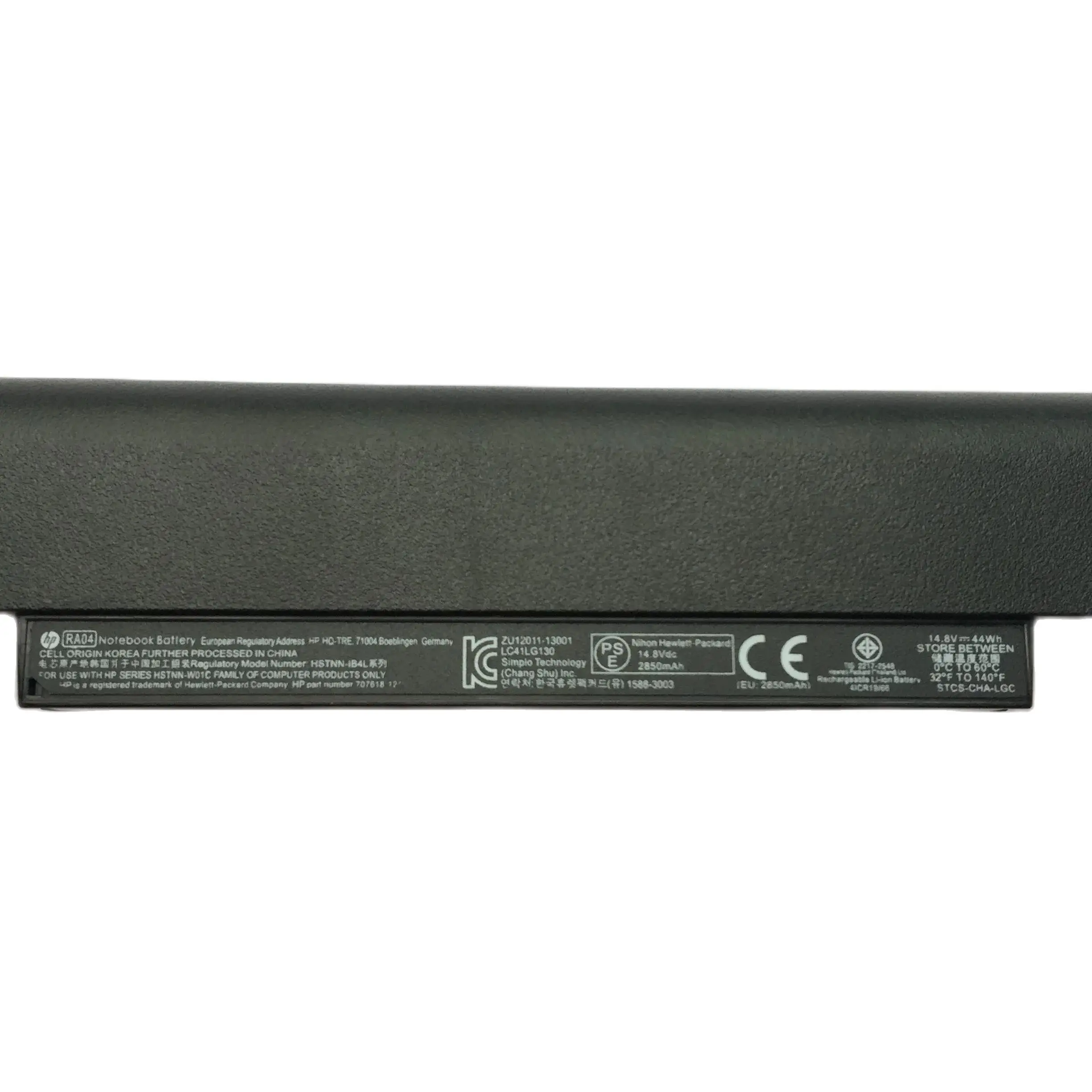 Batterie d'ordinateur portable pour HP Probook, 14.8V, 2850mAh, Ra04, 430 G1, NipSeries 707618-121, 76854