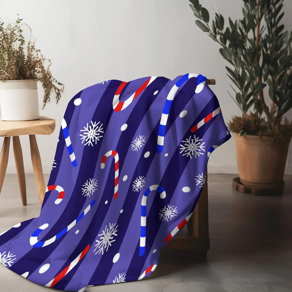 TU Cozy Flannel Throw Blanket Soft Warm Fuzzy Bedspread Home Decor Living Room Dorm Room Gift Plush Blanket