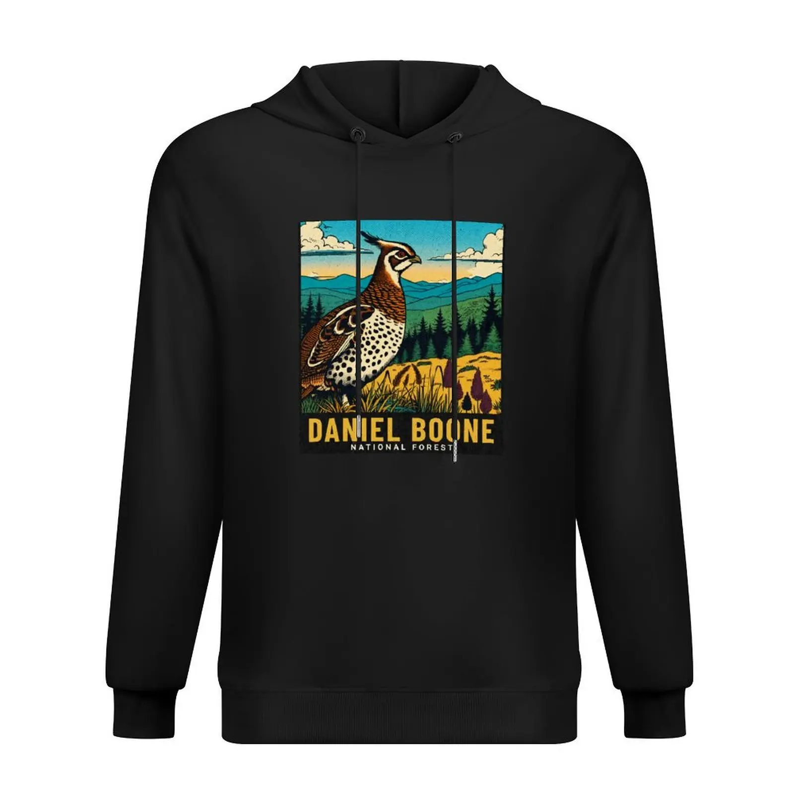 

Daniel Boone National Forest Vintage Travel Decal Hoodie men's clothes men's sweat-shirt mens clothing men wear hoodie