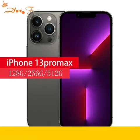 Apple iPhone 13 Pro Max 128GB 256GB 512GB 1TB ROM Genuine OLED A15 IOS Face ID NFC Unlocked 5G Cell Phone